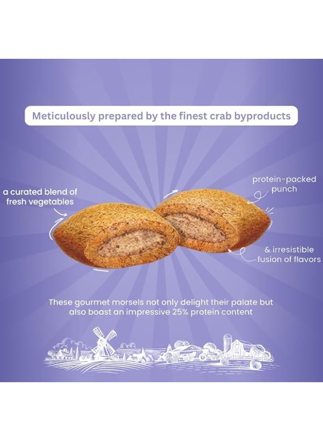 Cat Fest Crab Cream Pillows Cat Treat Crispy & Tender Crab Flavor 30 g From Varmacy - Image 5